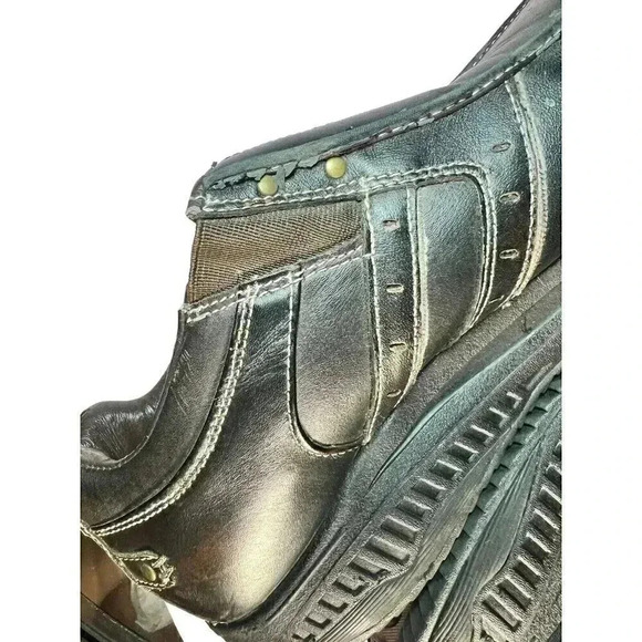 Skechers Men's Size 12 Shape-Ups Rocker Toning Shoe 66501 Strider Brown Leather - Picture 5 of 13